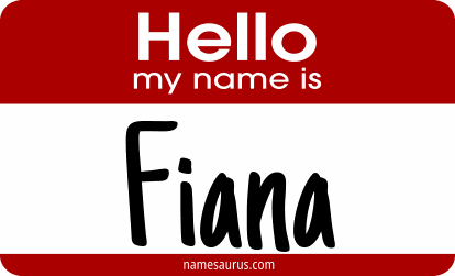 Hello my name is Fiana png download