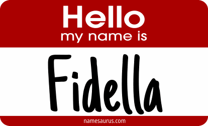 Hello my name is Fidella png download