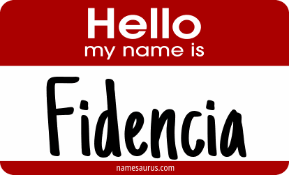 Hello my name is Fidencia png download
