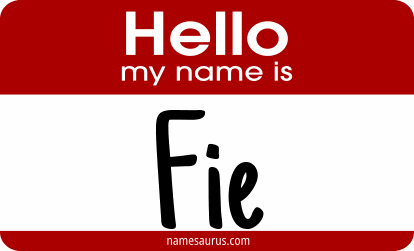 Hello my name is Fie png download