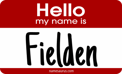 Hello my name is Fielden png download