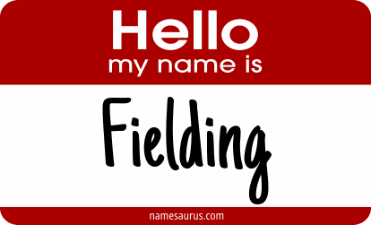 Hello my name is Fielding png download