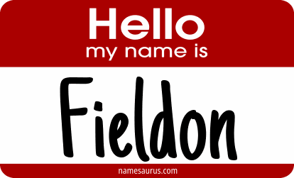 Hello my name is Fieldon png download