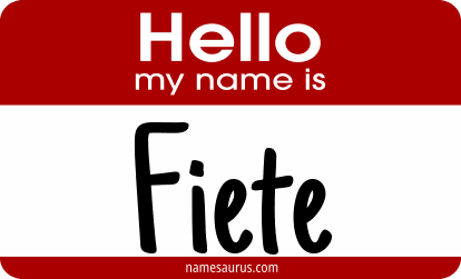 Hello my name is Fiete png download