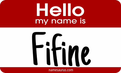 Hello my name is Fifine png download