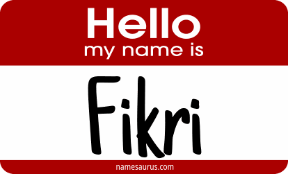 Hello my name is Fikri png download