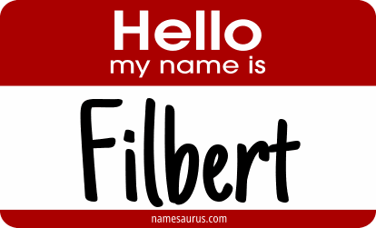 Hello my name is Filbert png download