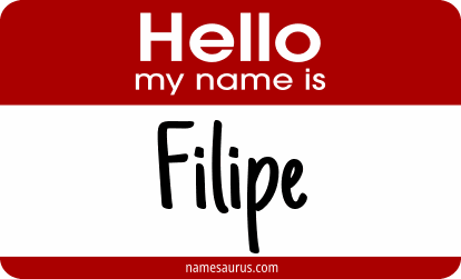 Hello my name is Filipe png download