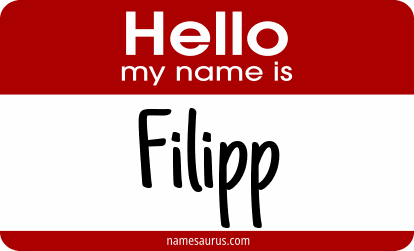 Hello my name is Filipp png download