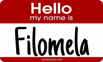 Hello my name is Filomela png download