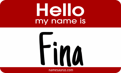 Hello my name is Fina png download