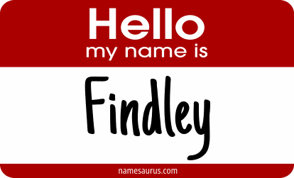 Hello my name is Findley png download