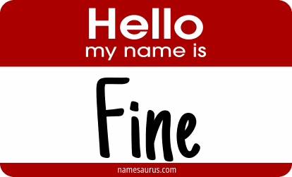 Hello my name is Fine png download