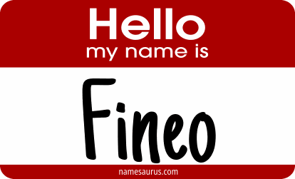 Hello my name is Fineo png download