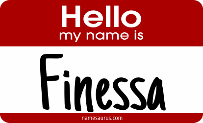 Hello my name is Finessa png download