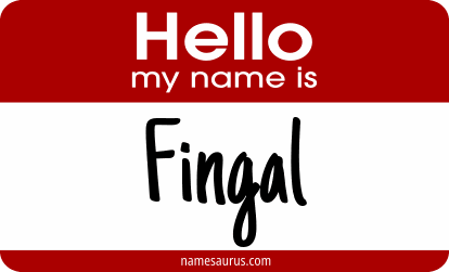 Hello my name is Fingal png download