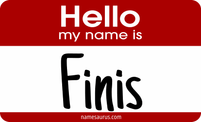 Hello my name is Finis png download