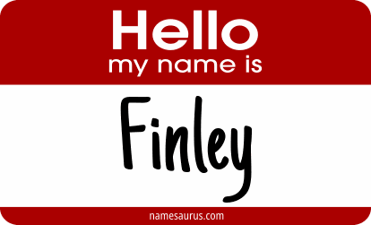 Hello my name is Finley png download