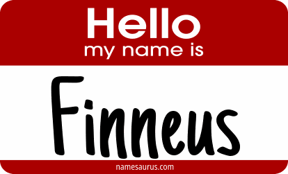 Hello my name is Finneus png download