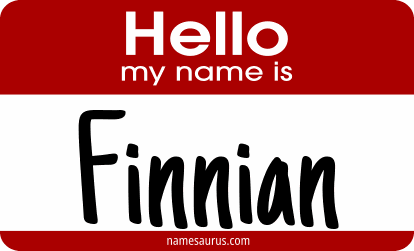 Hello my name is Finnian png download