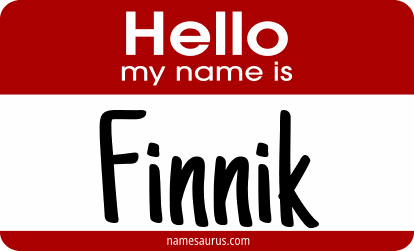 Hello my name is Finnik png download