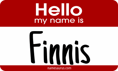 Hello my name is Finnis png download