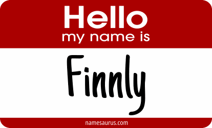 Hello my name is Finnly png download