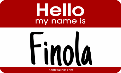 Hello my name is Finola png download