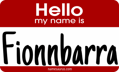 Hello my name is Fionnbarra png download