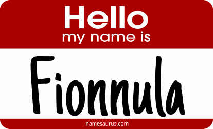 Hello my name is Fionnula png download