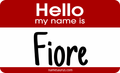 Hello my name is Fiore png download