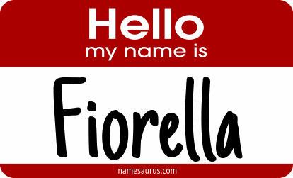 Hello my name is Fiorella png download