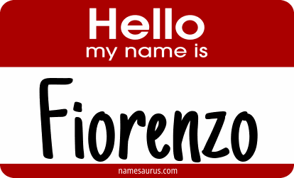 Hello my name is Fiorenzo png download