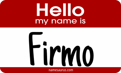 Hello my name is Firmo png download