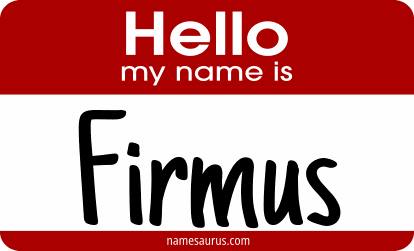 Hello my name is Firmus png download