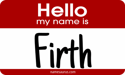 Hello my name is Firth png download