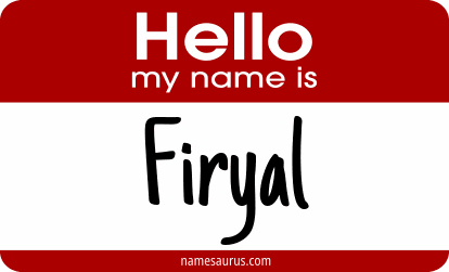 Hello my name is Firyal png download