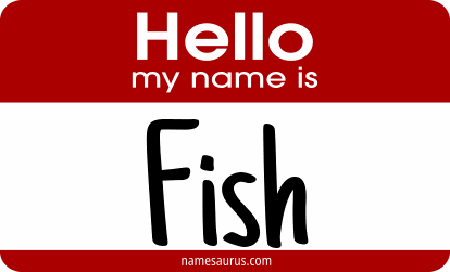 Hello my name is Fish png download