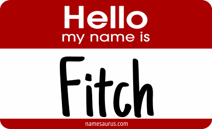 Hello my name is Fitch png download