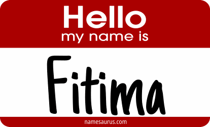 Hello my name is Fitima png download