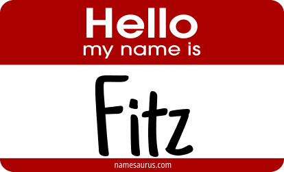 Hello my name is Fitz png download