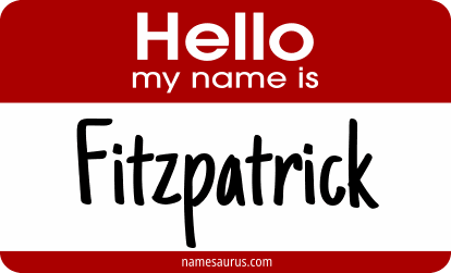 Hello my name is Fitzpatrick png download