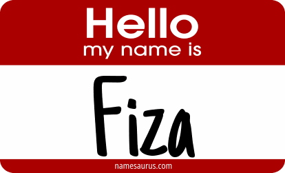 Hello my name is Fiza png download