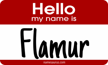 Hello my name is Flamur png download