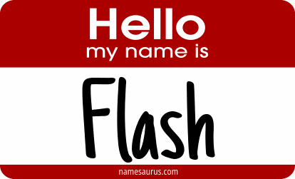 Hello my name is Flash png download
