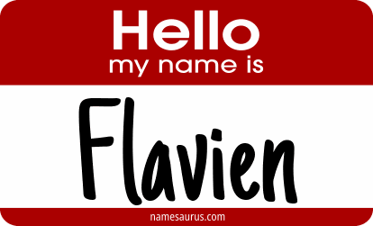 Hello my name is Flavien png download