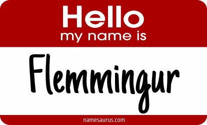 Hello my name is Flemmingur png download