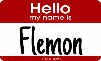 Hello my name is Flemon png download