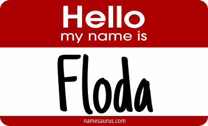 Hello my name is Floda png download