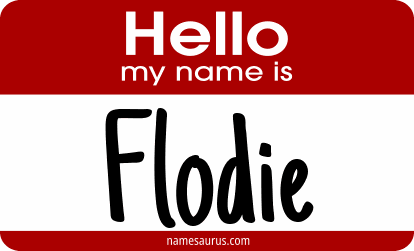 Hello my name is Flodie png download